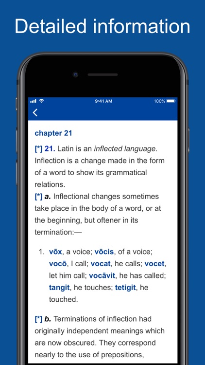 New Latin Grammar, Glossary screenshot-5