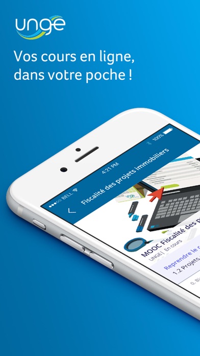 UNGE iPhone screenshot 1 - Education app