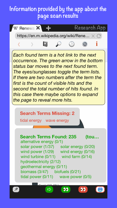 Screenshot #2 pour Research App - Saved Searches
