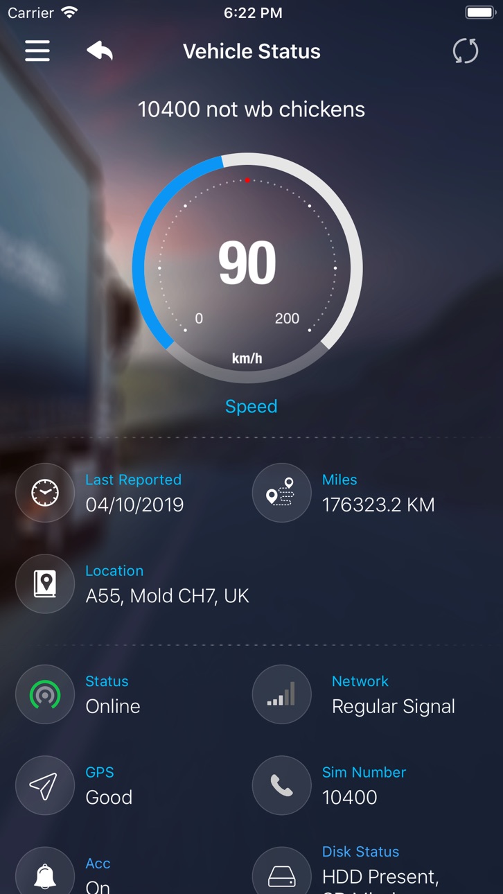 iPhone screenshot