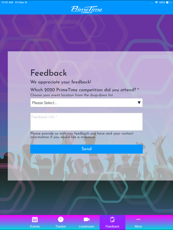 PrimeTime Dance iPad screenshot 4 - Entertainment app