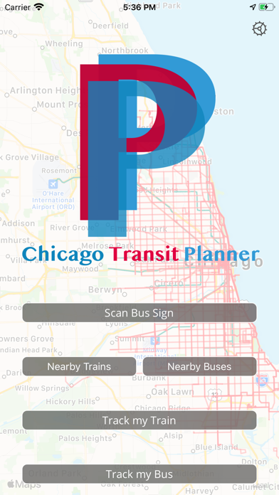 Chicago Transit Planner screenshot 2