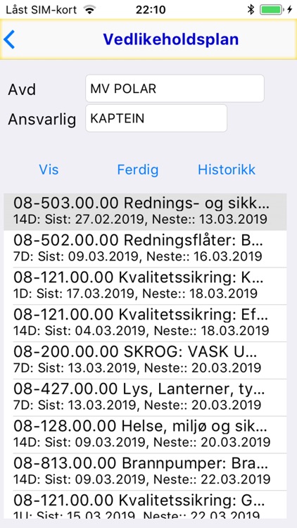 M-Prog Vedlikehold screenshot-3