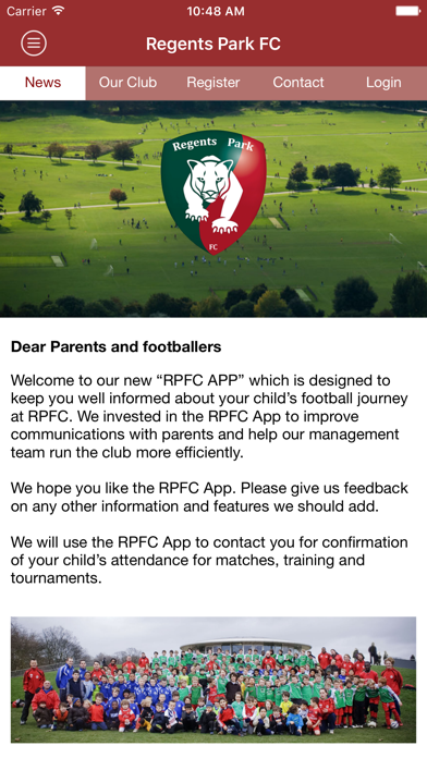 Screenshot #1 pour Regents Park FC
