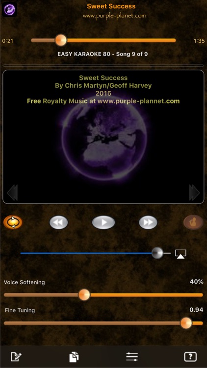 Karaoke Easy Listening Player screenshot-0