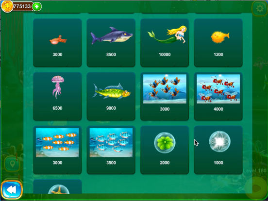 Match 3 fish game iPad screenshot 8 - Games app