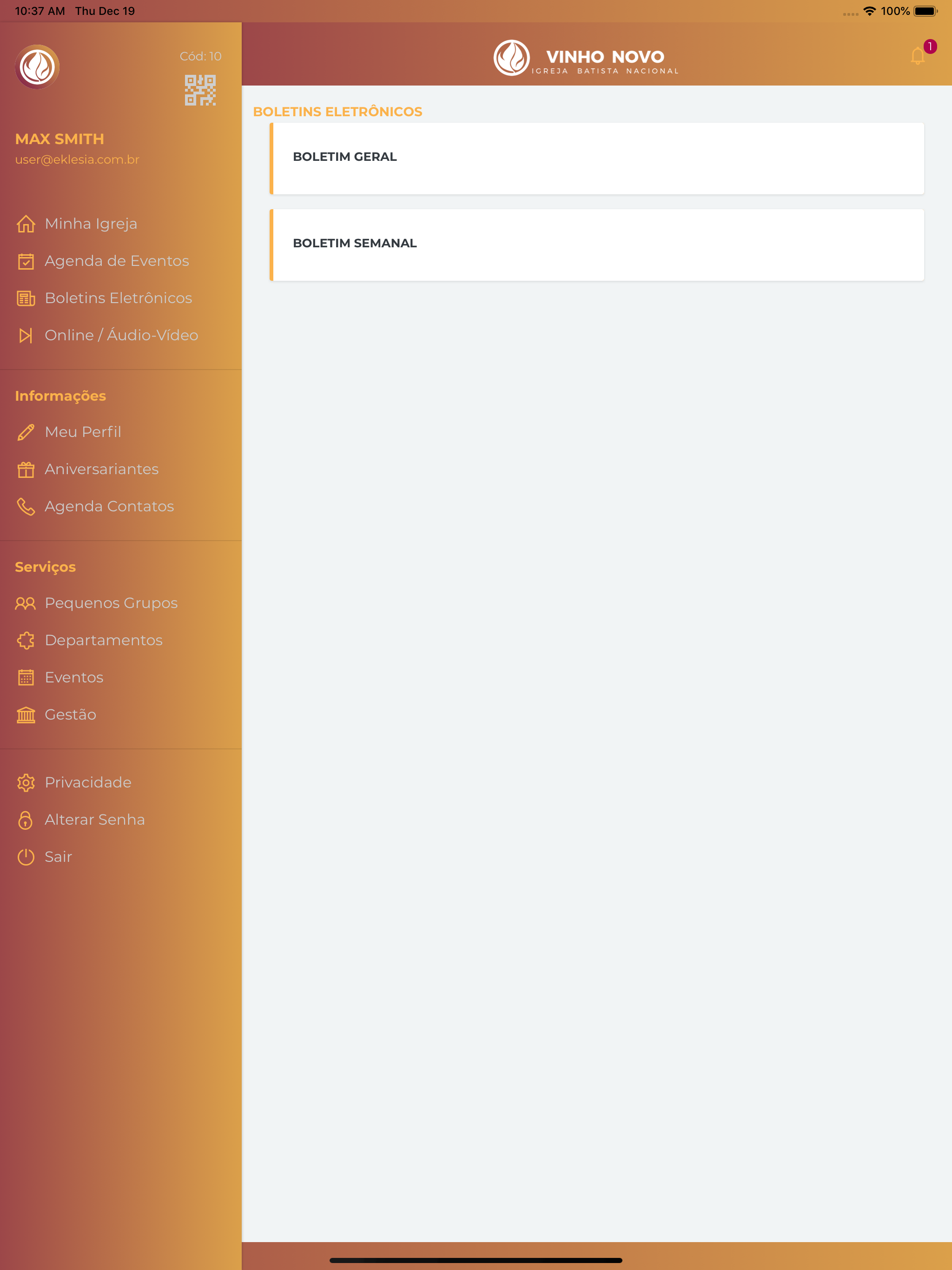 Aplicativo Vinho Novo screenshot 12
