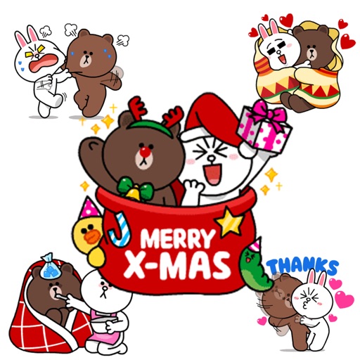 Animated Brown Cony Stickers