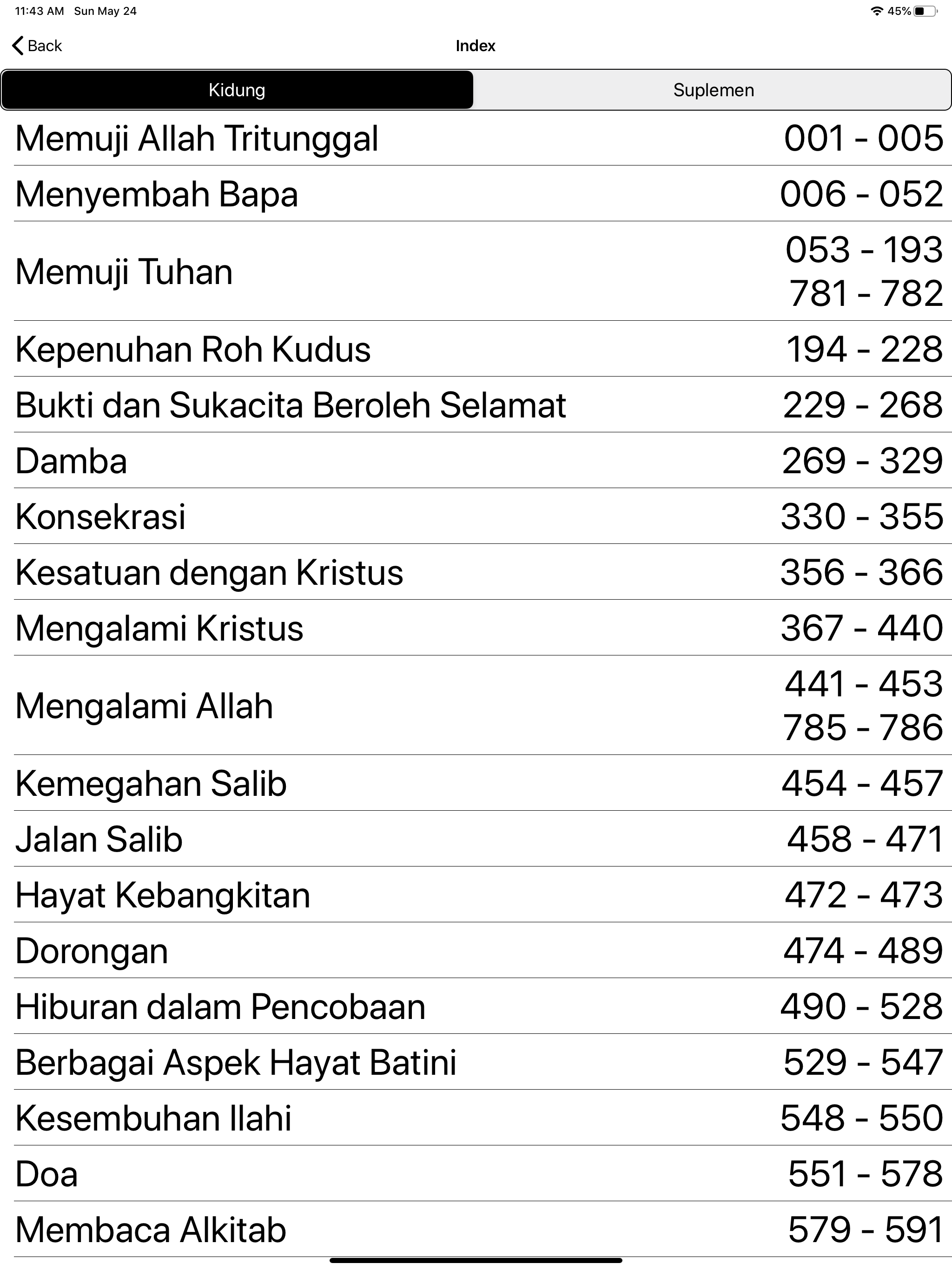 Kidung Pemulihan screenshot 19
