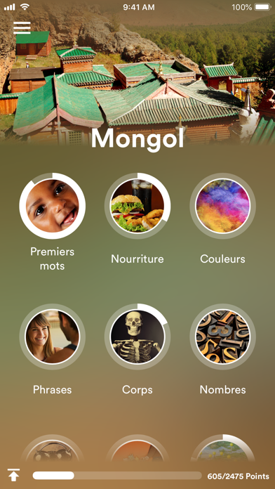 Screenshot #1 pour Apprendre le mongol - EuroTalk