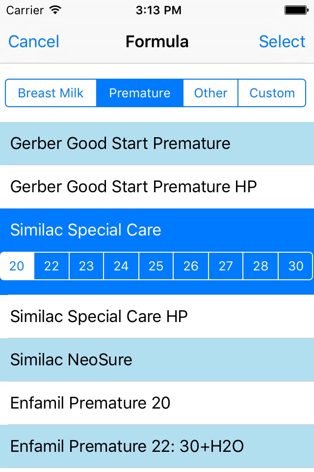 NICU Nutrition Calculator screenshot 2