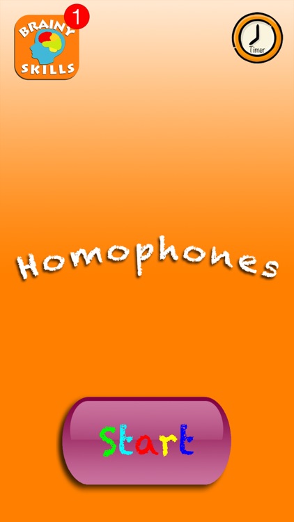 Brainy Skills Homophones