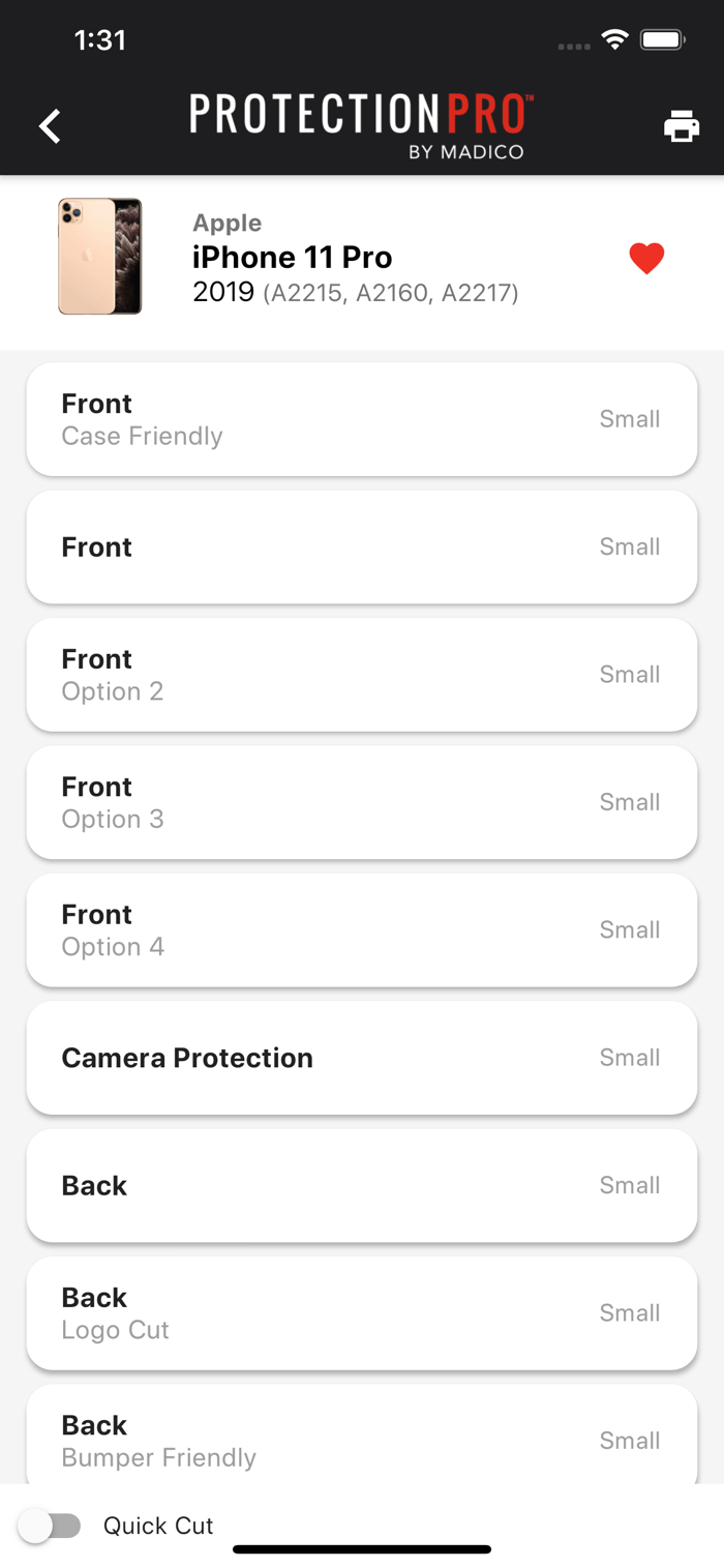 ProtectionPro Legacy - ProtectionPro可让零售商按需裁剪移动设备屏幕保护