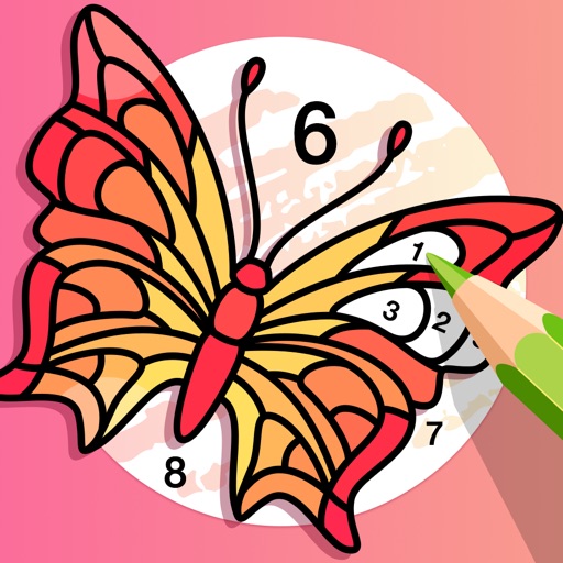 Fun Coloring - Color By Number Icon