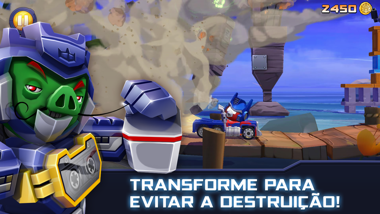 Angry Birds Transformers iOS Mod IPA screenshot 4 - iOS game interface