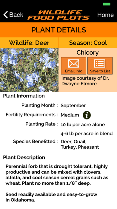 Wildlife Food Plots iPhone screenshot 5 - Education app