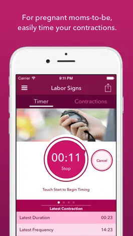Game screenshot Labor Signs Contraction Timer mod apk