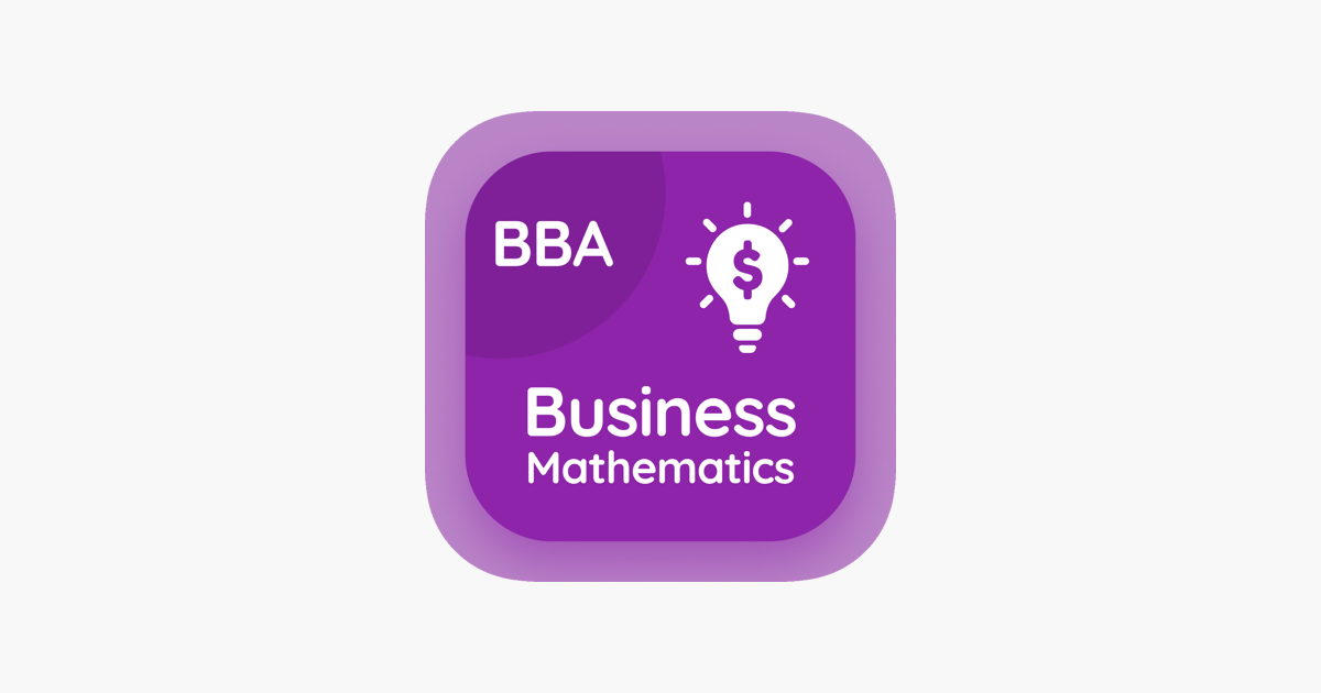 ‎Business Mathematics Quiz BBA on the App Store