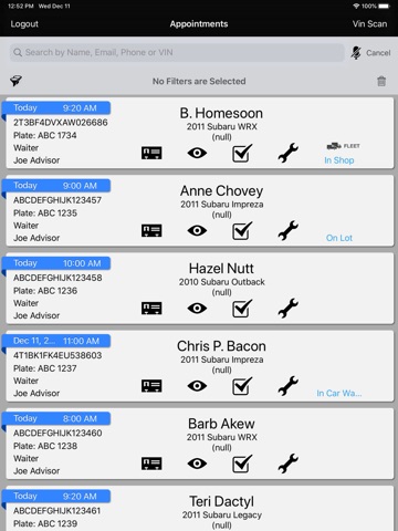 Affinitiv SmartLane app screenshot 2