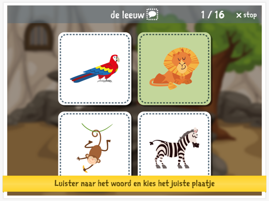 Kinderen Nederlands leren Pro iPad app afbeelding 1