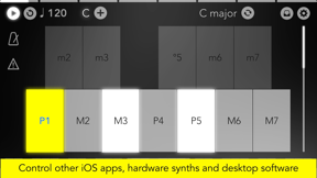 Navichord Lite chord sequencer screenshot