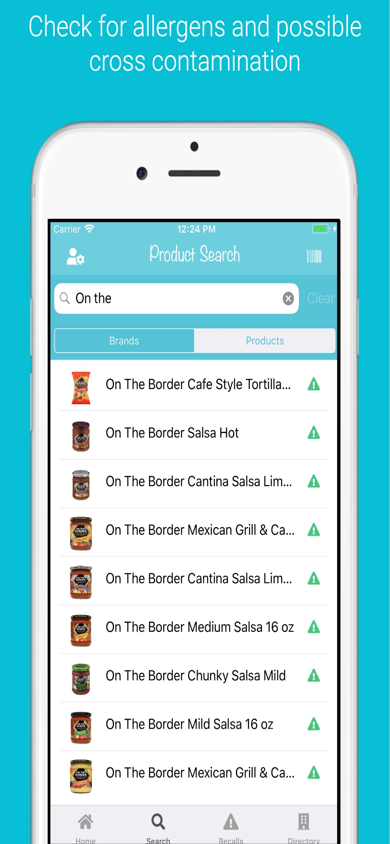 ALLERGEN INSIDE - Food Scanner