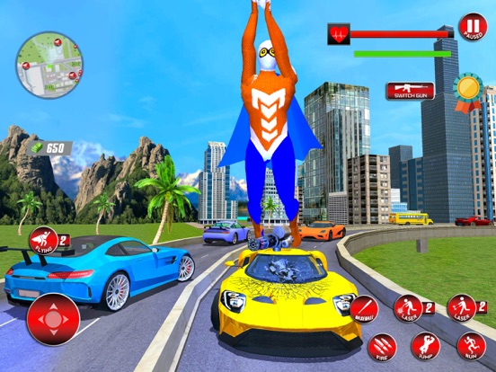 Screenshot #4 pour Super Spider City Flying Hero