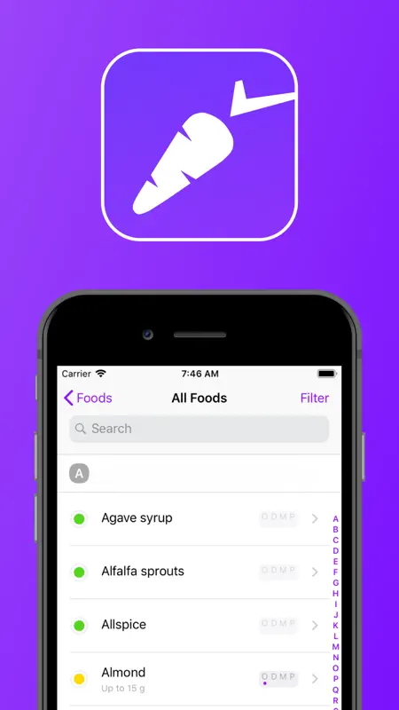 FODMAPLAB: Low FODMAP Diät-App screenshot 1 of 10