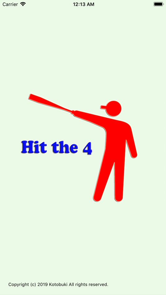 #1. HitThe4 (iOS) 由: HISANORI KAMEYAMA