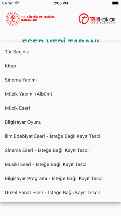 Screenshot #2 pour Eser Veri Tabanı