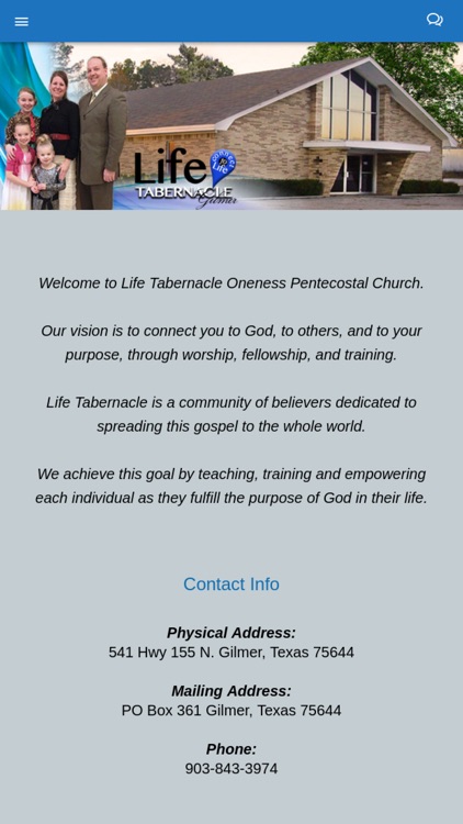 Life Tabernacle Of Gilmer