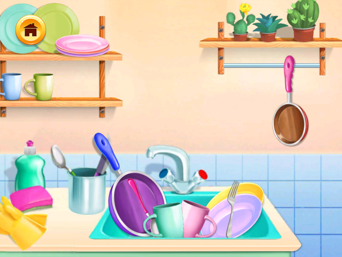 Sweet Princess Cleanup House