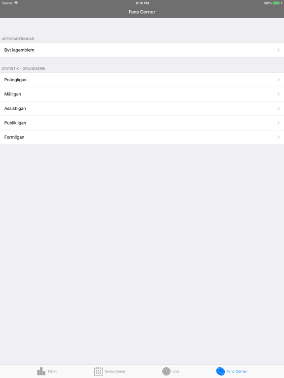Hockeykoll iPad screenshot 5 - Sports app