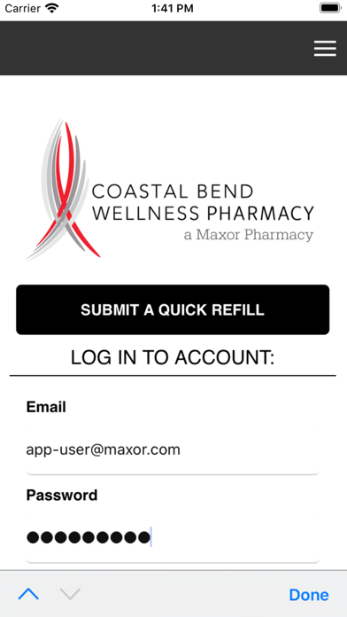 Screenshot #1 pour Coastal Bend Wellness Pharmacy