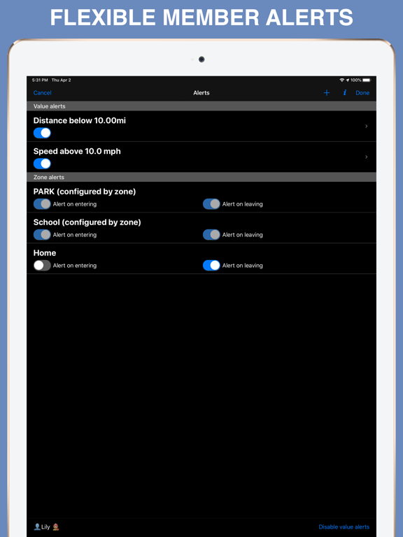 GPS Team 55 iPad screenshot 7 - Navigation app