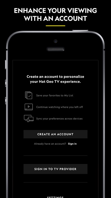 Nat Geo TV: Live & On Demand Screenshot