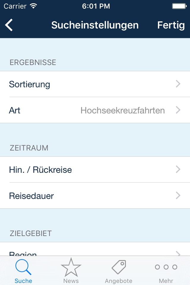 kreuzfahrten.de screenshot 4