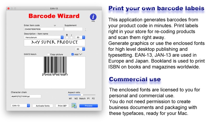 Barcode Wizard+