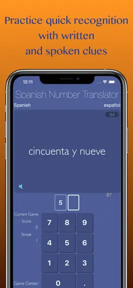 Game screenshot Spanish Numbers Translator hack