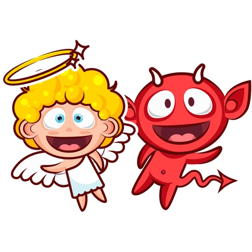 Angel and Devil Stickers icon