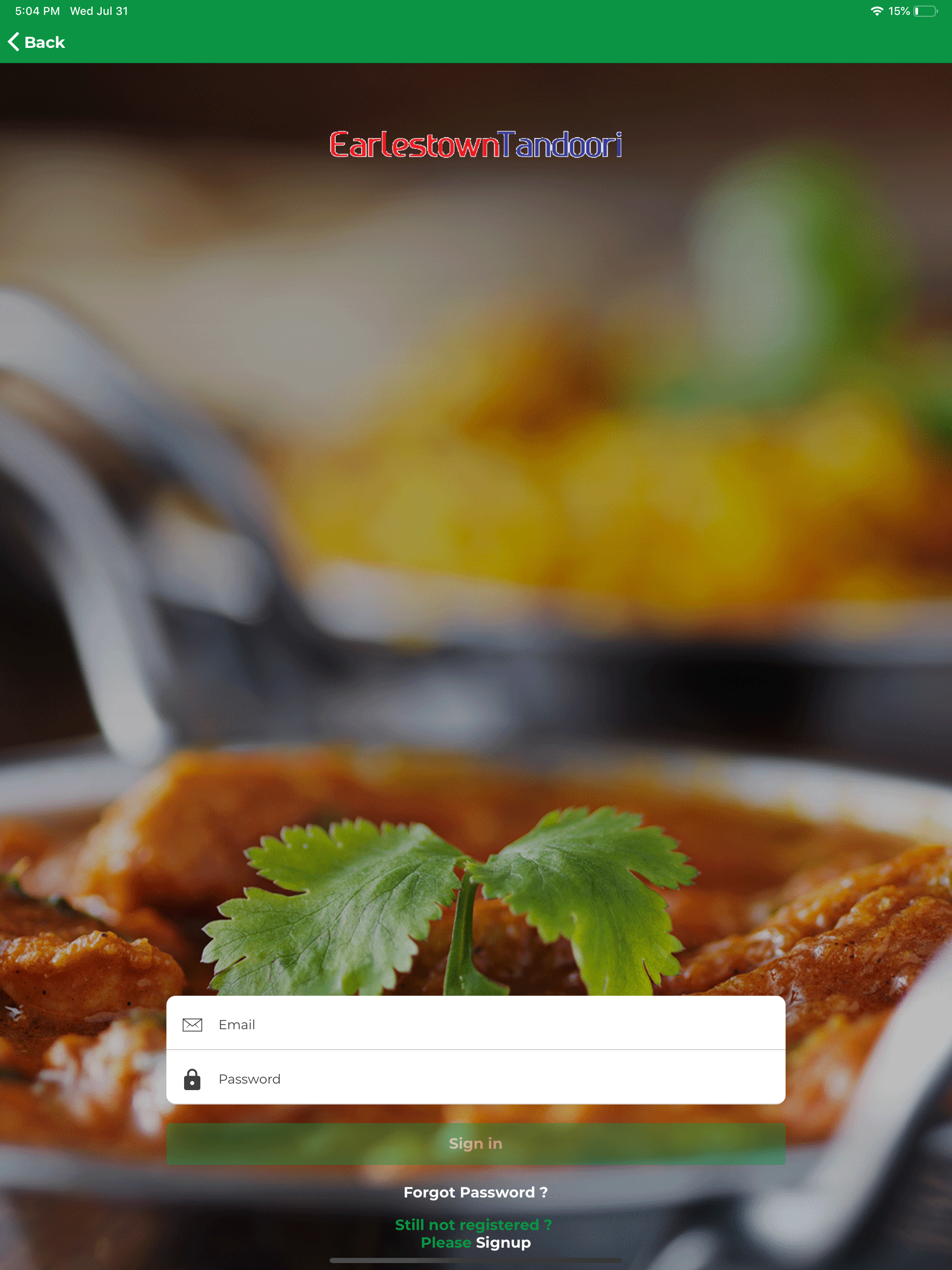 Earlestown Tandoori