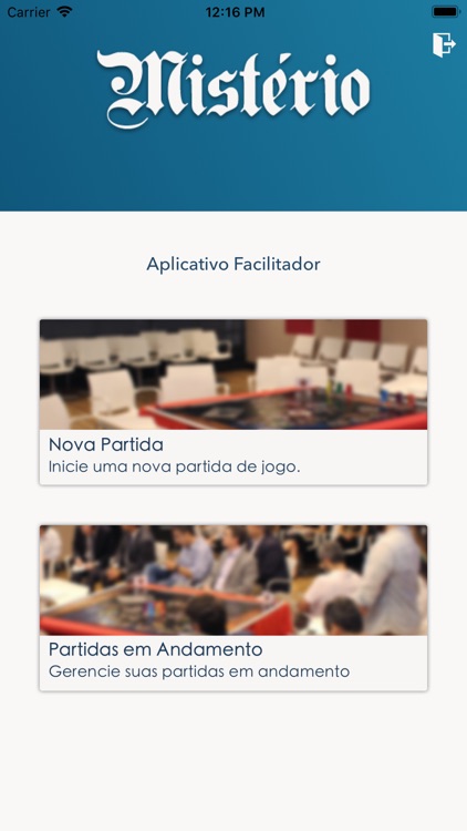 Mistério - Facilitador