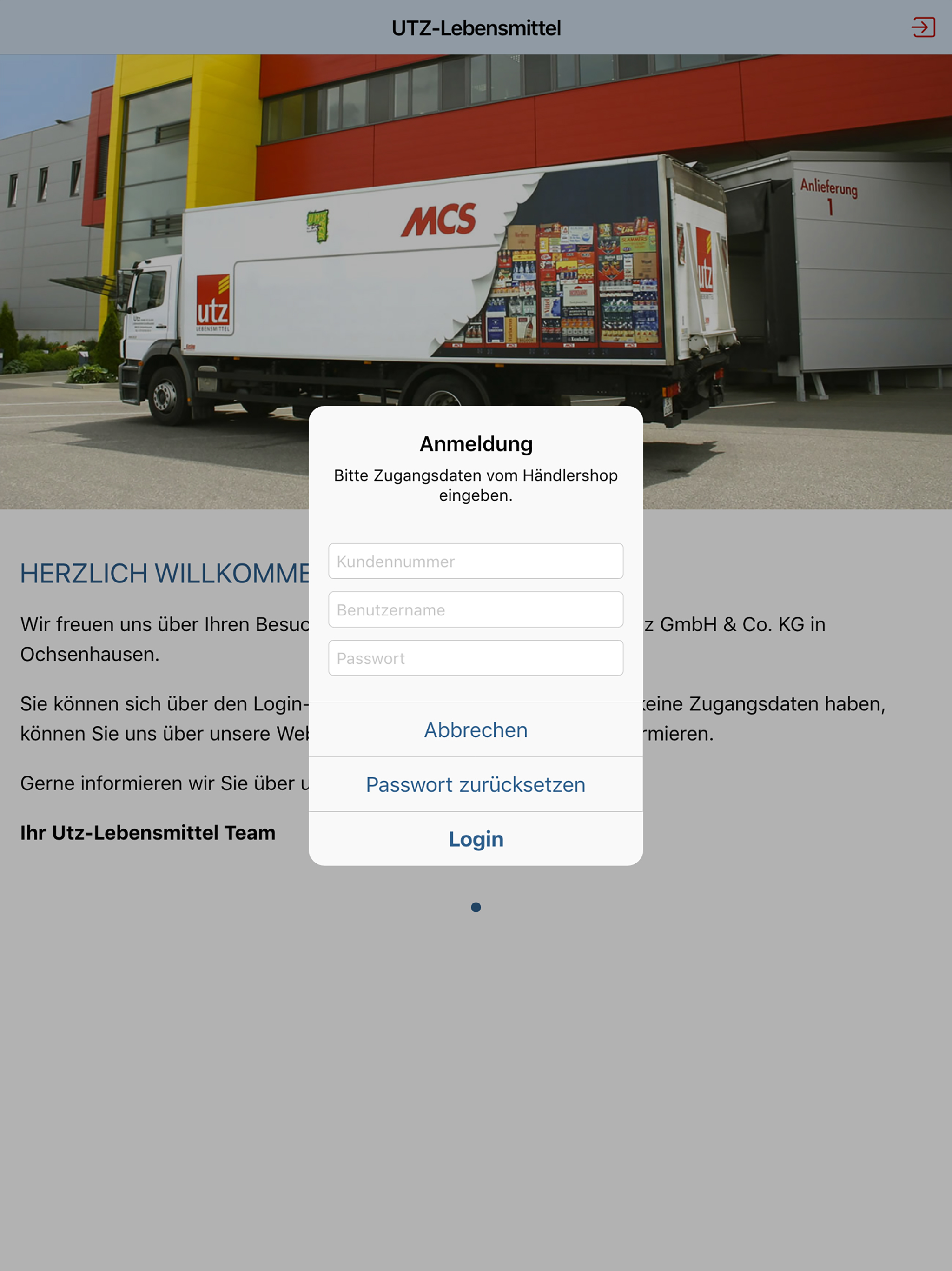 UTZ - B2B-Barcode- & Shop-APP screenshot 4