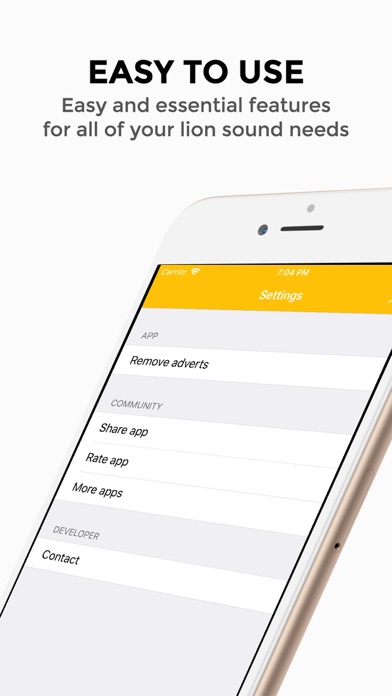 Roar - Lion Sounds iPhone screenshot 5 - Entertainment app
