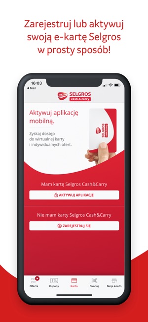 Aplikacja Selgros w App Store