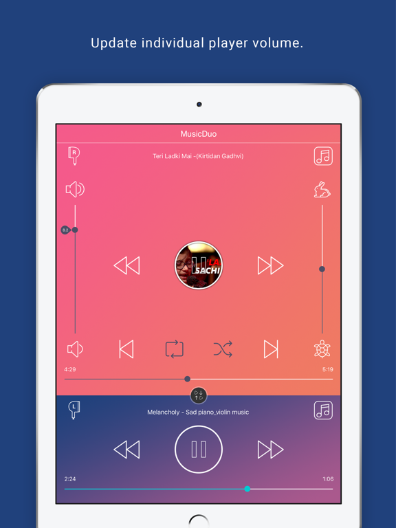 Screenshot #6 pour MusicDuo : Dual Songs Player