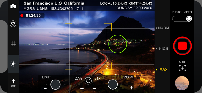 ‎BINOCULARS  35X GPS STAMP Screenshot