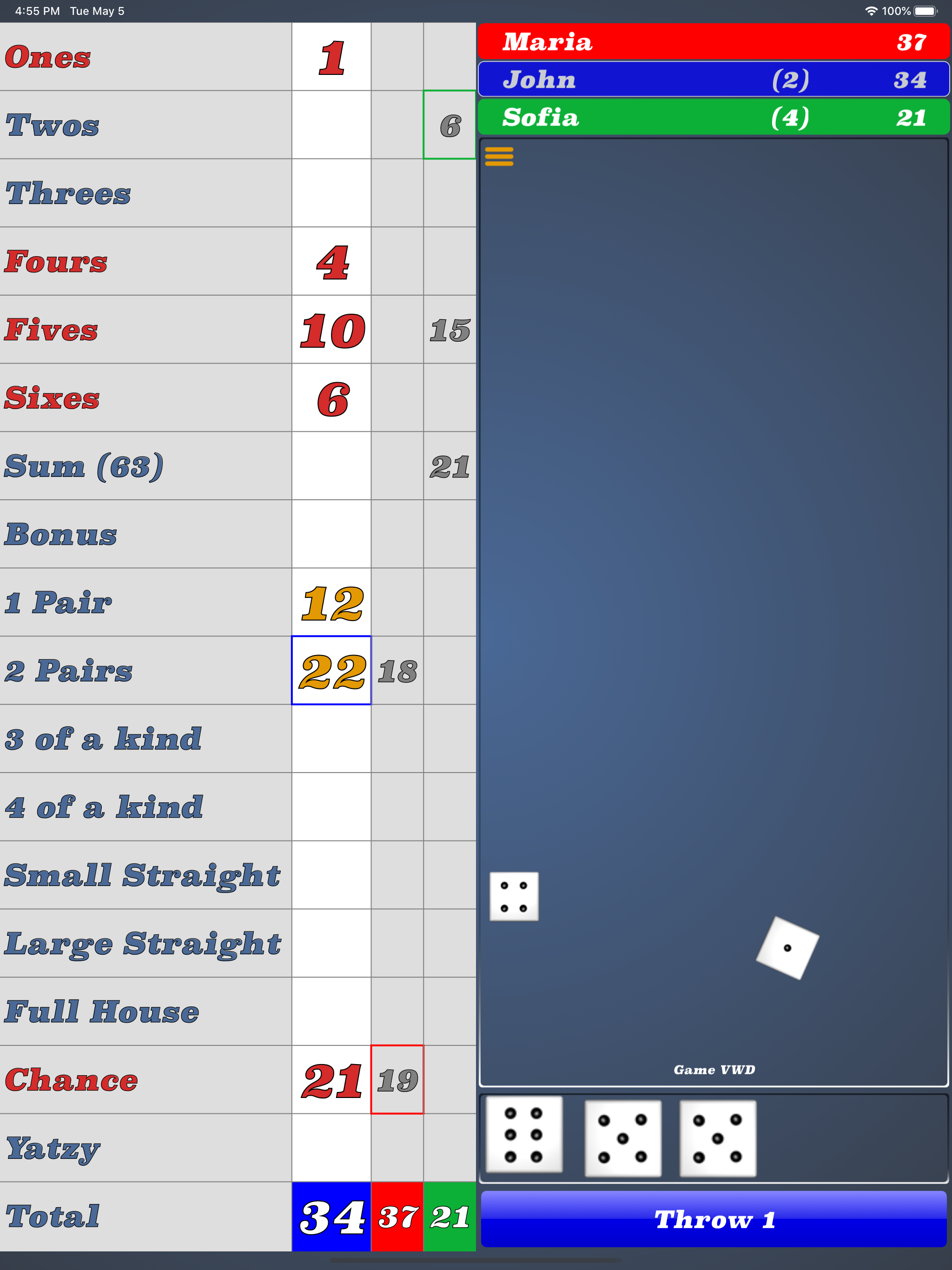 Save Throw Yatzy screenshot 9