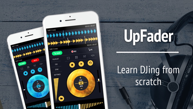 UPfader-Virtual DJ Turntables