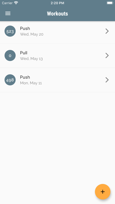 Screenshot #2 pour My Workout Tracker